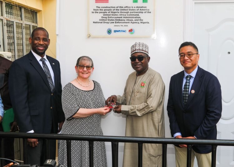 United States (U.S.) Donates New Office Space to National Drug Law Enforcement Agency (NDLEA), Boosts Nigeria’s Counter Narcotics Efforts