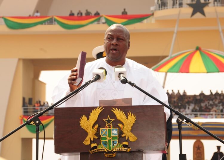 John Mahama Sworn in as Sixth President of Ghana’s 4th Republic