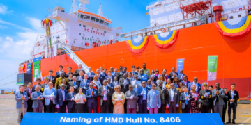 President Tinubu commissions 40,000 CBM LPG vessel in South Korea